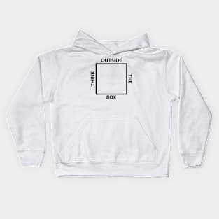 THINK OUTSIDE THE BOX Kids Hoodie